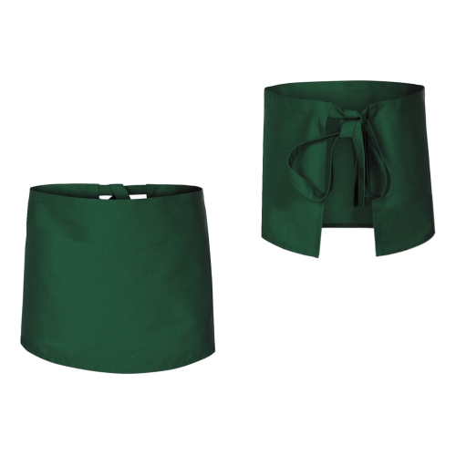 Зелена барманска престилка 40 см дължина