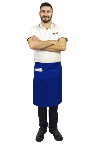 Чаброва сервитьорска престилка с дължина 60 см