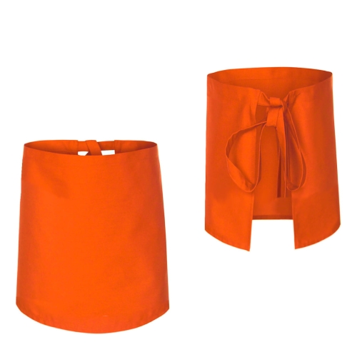 Оранжева готварска престилка дължина 60 см