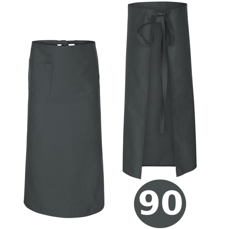 Сервитьорска престилка кухарска дължина 90 см