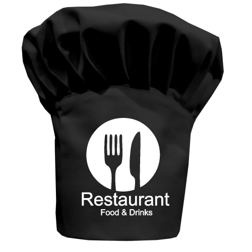 Готварска шапка Restaurant Food&Drinks с вашия надпис