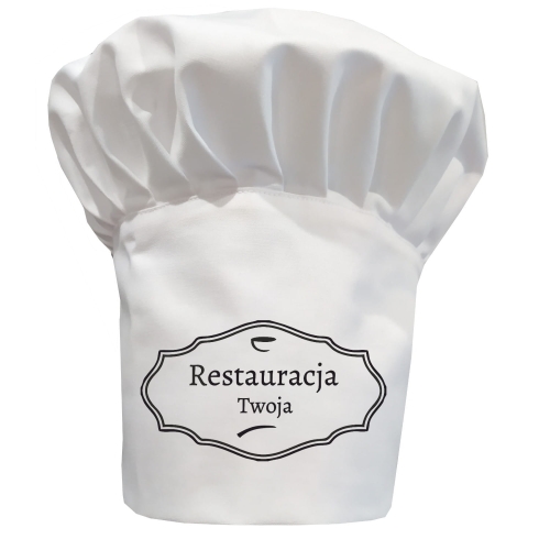 Готварска шапка с името на вашия ресторант