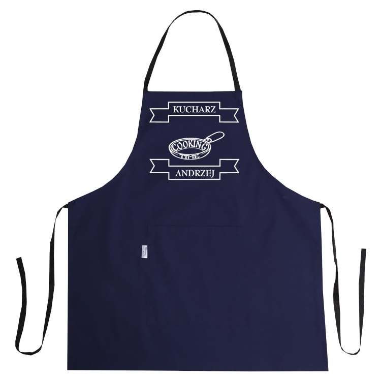 Апрон с печат Cooking Time в кухнята