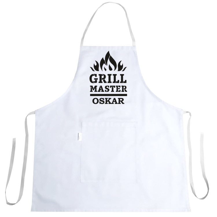 Кухненски престилка с печат Grill Master + твоя текст