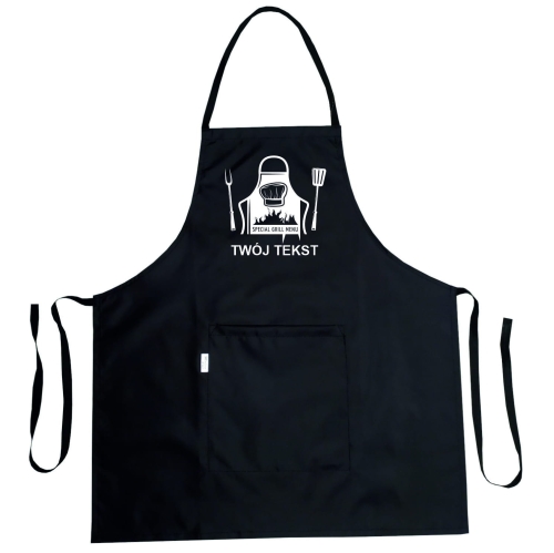 Водоустойчив кухненски престилка с графика 'Меню на скарата'