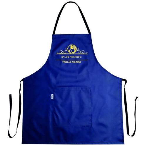 Водоустойчив фризьорски престилка с графика 'Салон за красота'