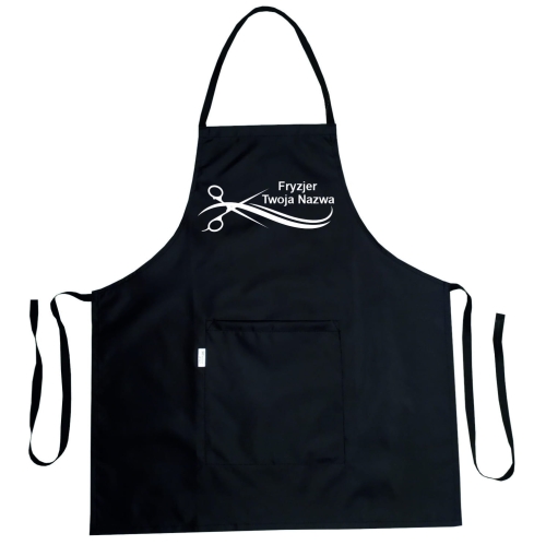 Водоустойчив фризьорски престилка с графика 'Златни ножици'