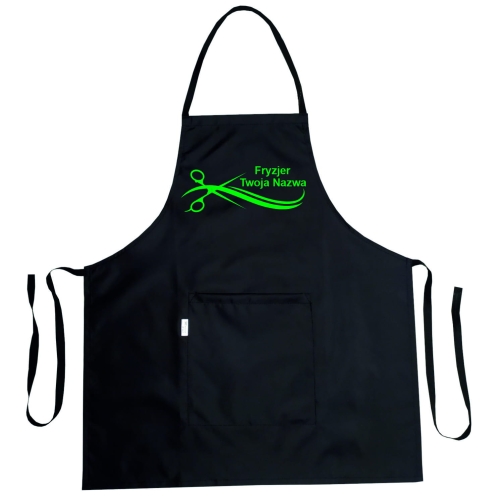 Водоустойчив фризьорски престилка с графика 'Златни ножици'