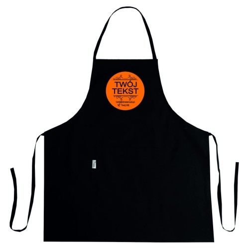 Профилиран кухненски престилка с избран рекламно послание.