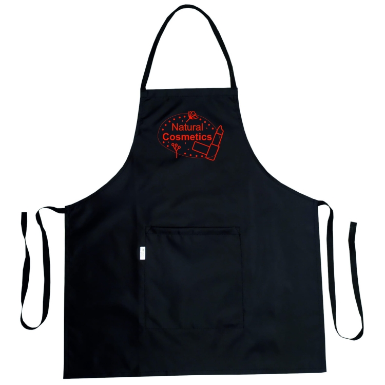 Водонепроницаем престилка за козметика с графика на 100% натурални козметични продукти.