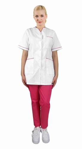 Дамски медицински комплект PHARMACY COMFORT с розова кант.