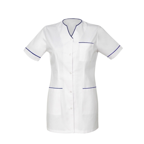 Дамски медицински комплект PHARMACY COMFORT с тъмносин кант.