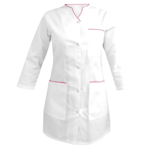 Дамски медицински комплект с розова лампа и ръкав 3/4