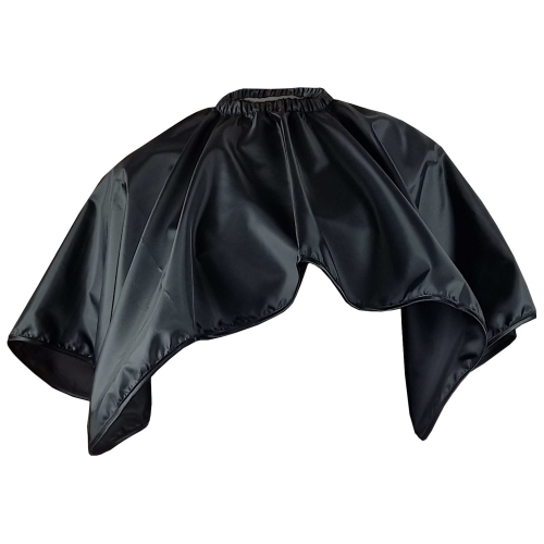 черен фризьорски наметало късо водоустойчиво