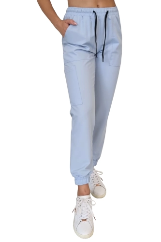 Casual Premium joggery medyczne w kolorze niebieskim