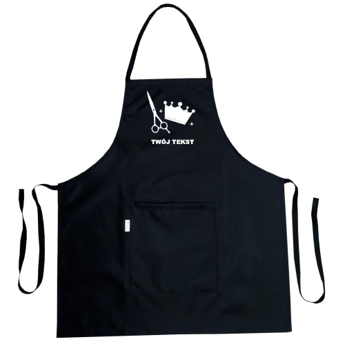 Wodoodporny fartuch fryzjerski z grafiką