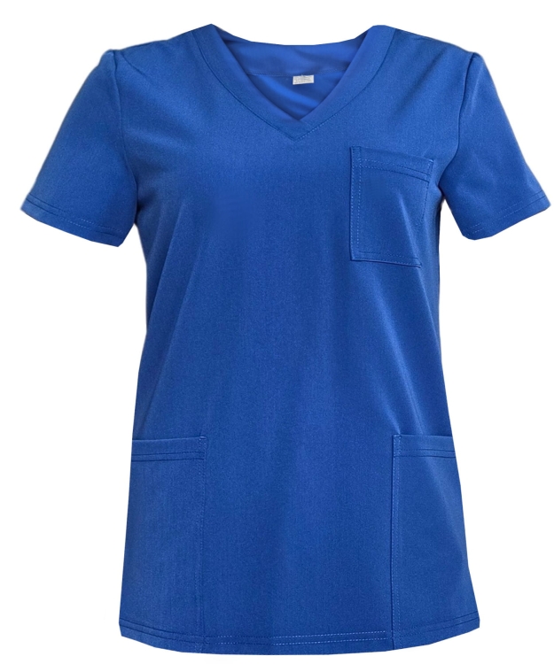 Damski komplet medyczny chabrowy – scrubs CASUAL PREMIUM