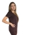BASIC PREMIUM bluza medyczna damska czekoladowa