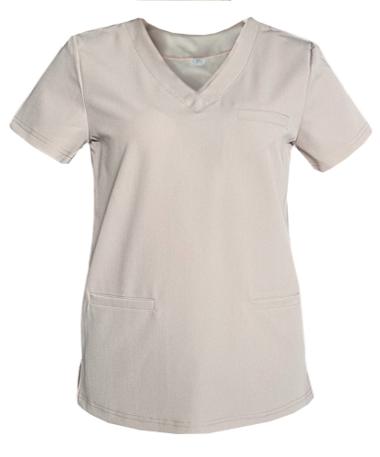 Jasny beż bluza medyczna damska BASIC PREMIUM