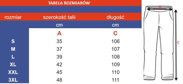 Comfort Fit czarne spodnie medyczne elastyczne