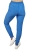 Niebieskie spodnie medyczne elastyczne Comfort Fit