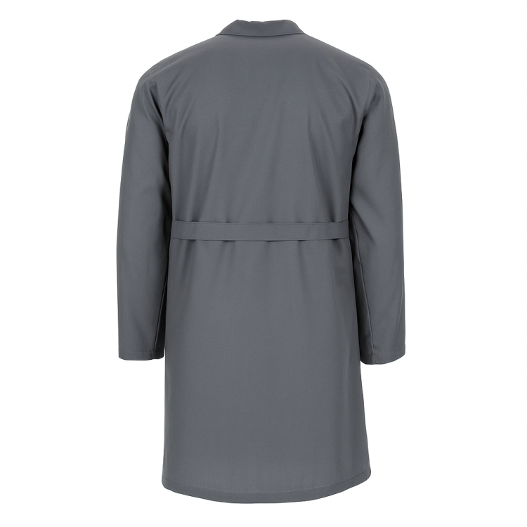 Fartuch damski laboratoryjny szary na guziki