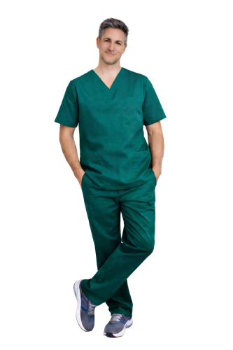 Мъжки медицински комплект CLINIC в морски цвят