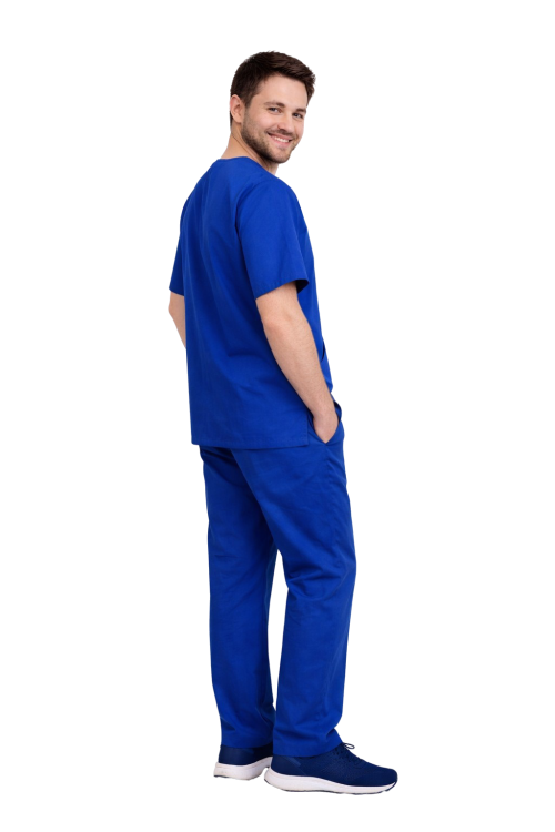 Мъжки медицински комплект CLINIC в цвят синьо.