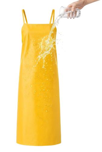 Fartuszek nieprzemakalny wodoodpormy kolor żółty powłoka wododprna.png