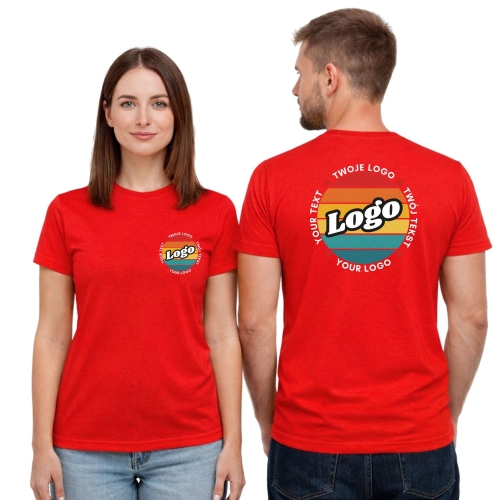 T-shirt koszulka czerwona personalizowana Twój własny nadruk logo kreator online.jpg
