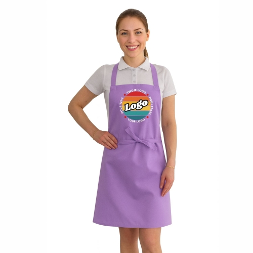 Fartuszek kuchenny wrzosowy z twoim własnym nadrukiem logo projektuj online.jpg