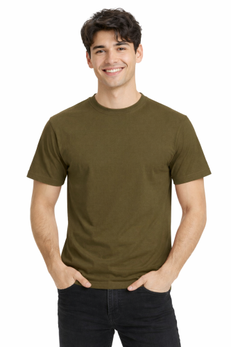 T-shirt męski z krótkim rękawem gramatura 190g oliwkowy.png