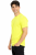 T-shirt męski z krótkim rękawem gramatura 190g cytrynowy widok z boku.png
