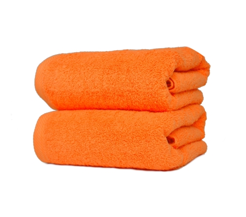 Ręcznik frotte 500 g/m² mandarynka
