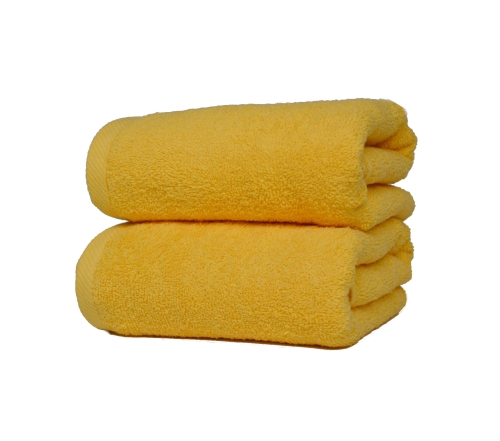 Ręcznik frotte 500 g/m² żółty