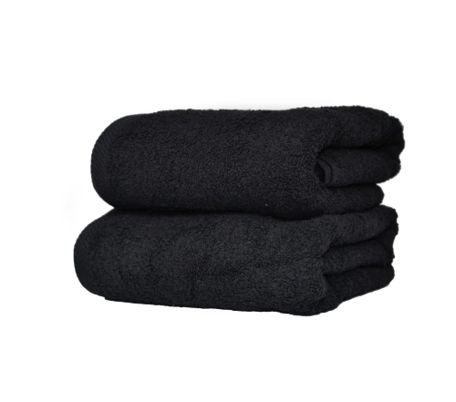 Ręcznik frotte 500 g/m² czarny