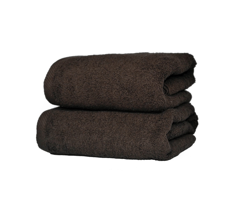 Ręcznik frotte 500 g/m² brązowy