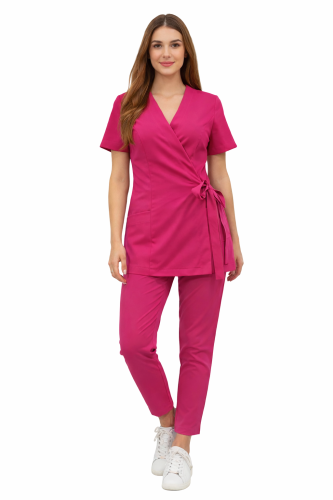 Komplet medyczny  kosmetyczny basic premium w kolorze amarantowym.png