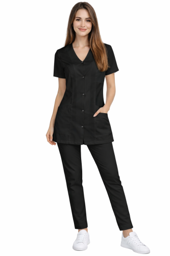 Komplet medyczny damski CASUAL PREMIUM czarny.png