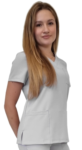 bluza-medyczna-damska-szary-casual-premium-inne-ujecie
