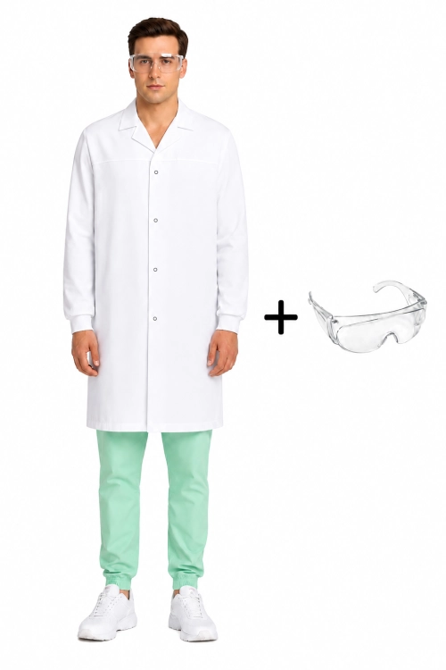 zestaw laboratoryjny męski fartuch medyczny i okulary przeciwodpryskowe.png