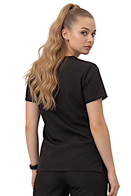Czarna  bluza medyczna originals ultra widok z tyłu.png