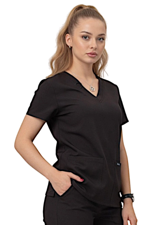 Czarna bluza medyczna  originals ultra widok z boku.png